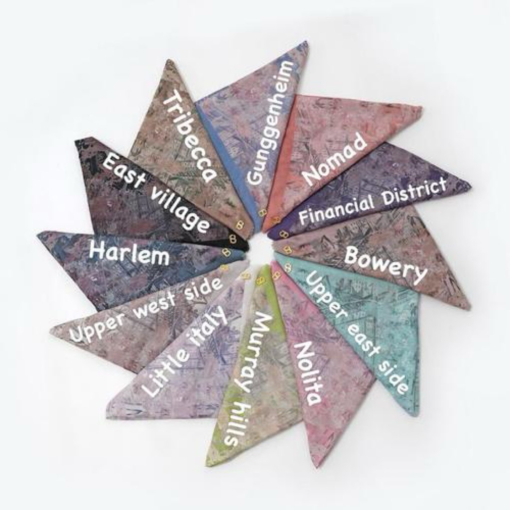 Preloved Buttonscarves New York 3 Courag- in