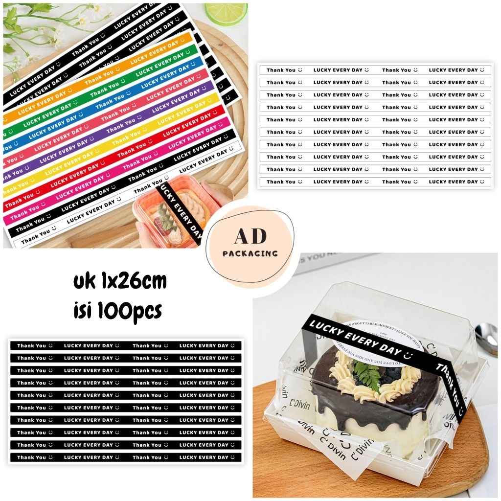 

stiker thank you tq stiker label segel box dus stiker tq handmade