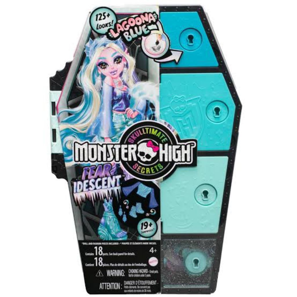 BONEKA BARBIE MONSTER HIGH SKULLTIMAMATE LAGOONA BLUE