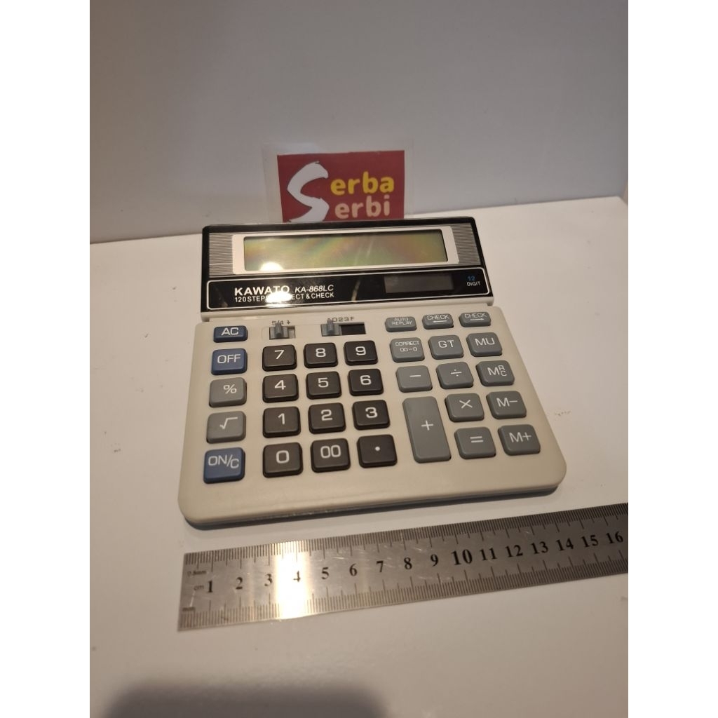 

-12DIGIT KALKULATOR-Alat hitung perkantoran digital