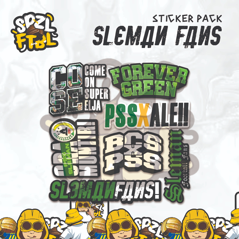 

Sticker Pack SLEMAN FANS V.2 SPEZIAL FOOTBALL - STIKER BAND LOKAL, STIKER HELM, LAPTOP,TUMBLER