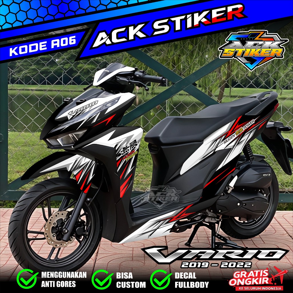 (COD) TERBARU Decal Sticker Honda Vario New 125 150 Full body - Stiker Skotlet Modifikasi All New Va