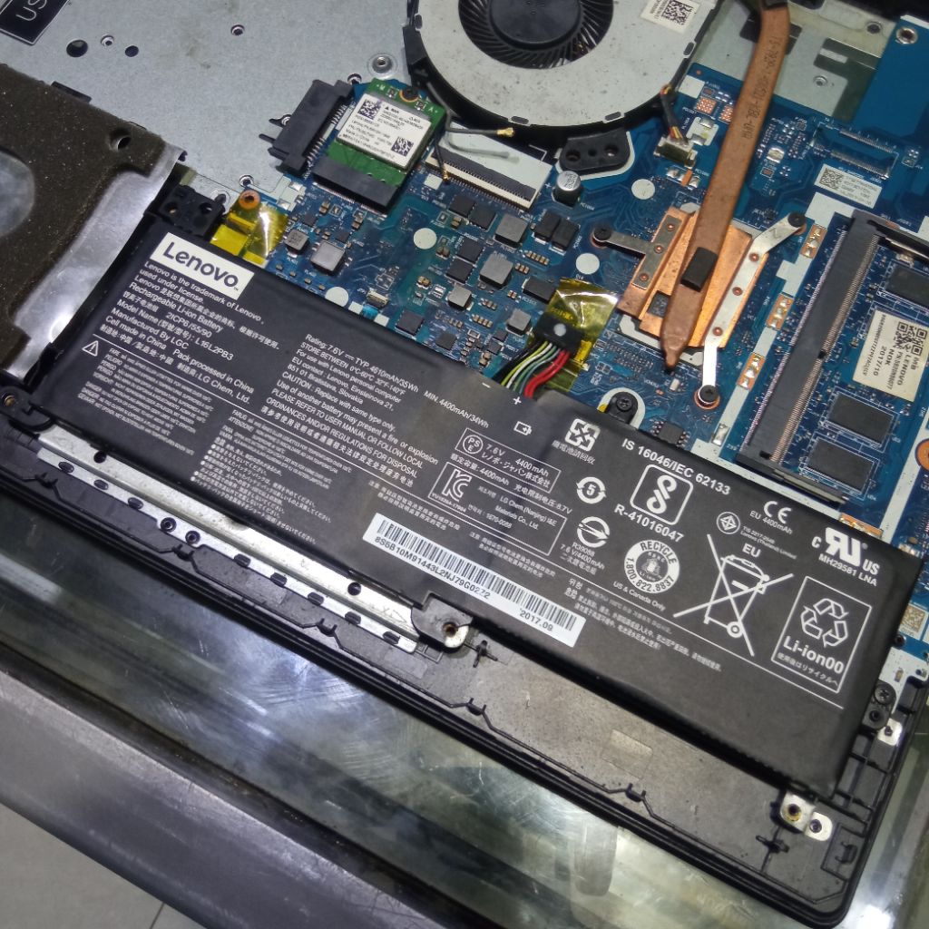 Sparepart Laptop - Baterai Lenovo Ideapad 320 Ori Copotan Normal OK