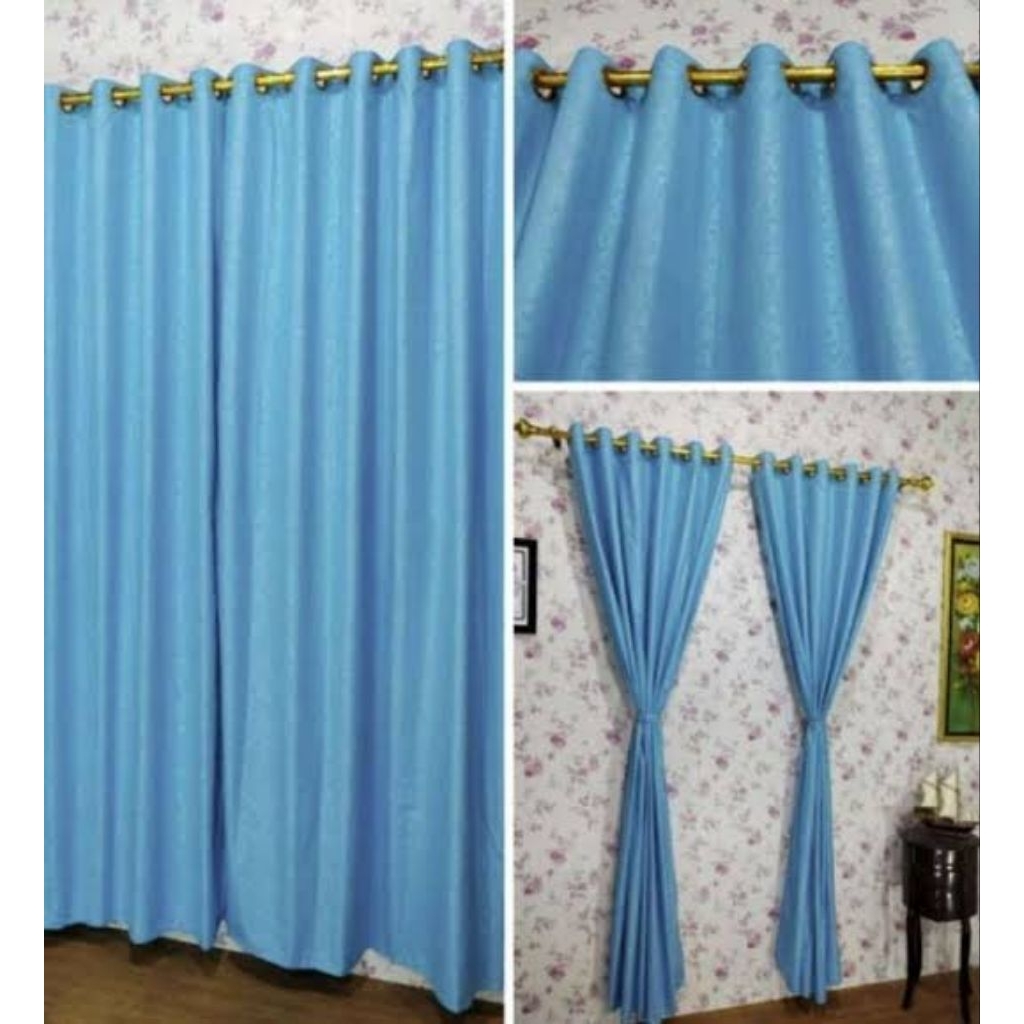GORDEN BLACKOUT POLOS ( BIRU MUDA ) GORDEN JENDELA & PINTU