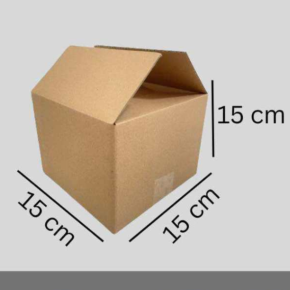 

Kardus packing Box Karton Polos 15x15x15 cm c flude 4mm BARU