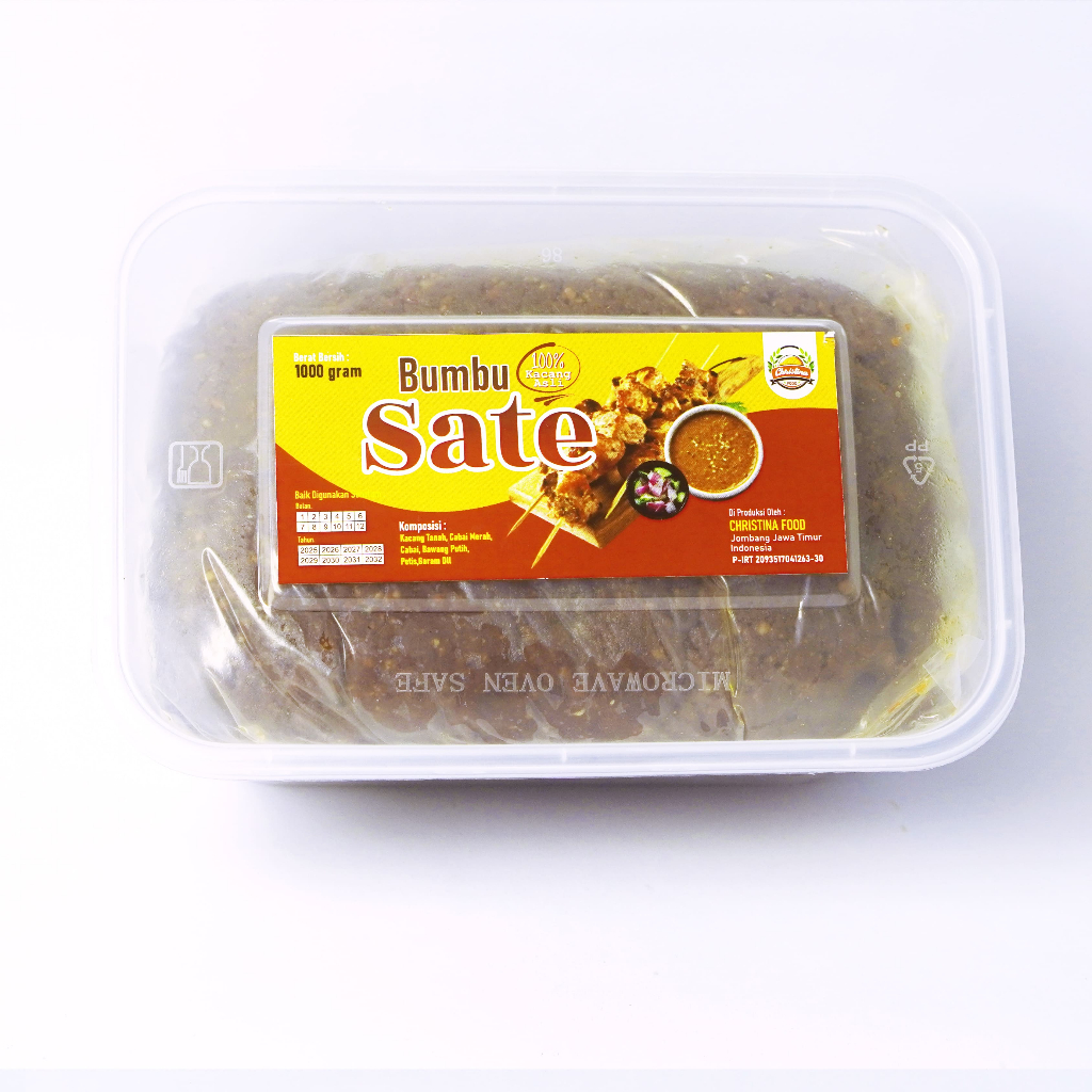 

Bumbu Sate 1kg / Bumbu Sate Kacang / Bumbu Christina Food