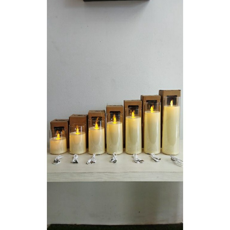 KODE V27E Lilin Elektrik Charger Tabung  Lilin Elektrik Tabung  Lilin LED