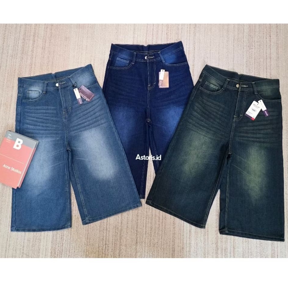 Celana 7/8 wanita jorts pants baggy short jeans SKATER STYLE korean