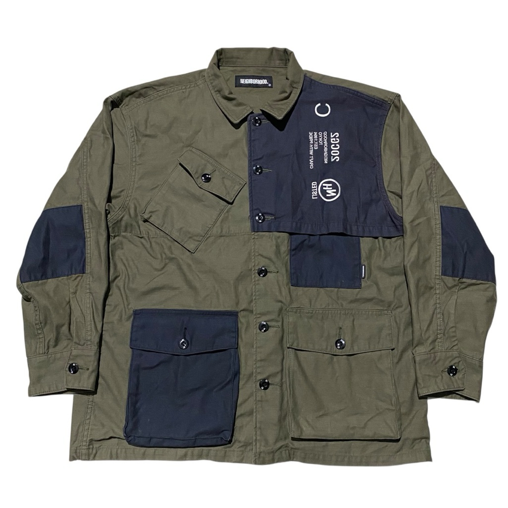 Neighborhood combat C-shirt jacket