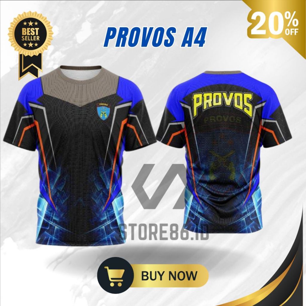 JERSEY PROVOS A4 FULLPRINT SUBLIME / KAOS PROVOS DRIFIT / JERSEY PROVOS / FULL PRINTING