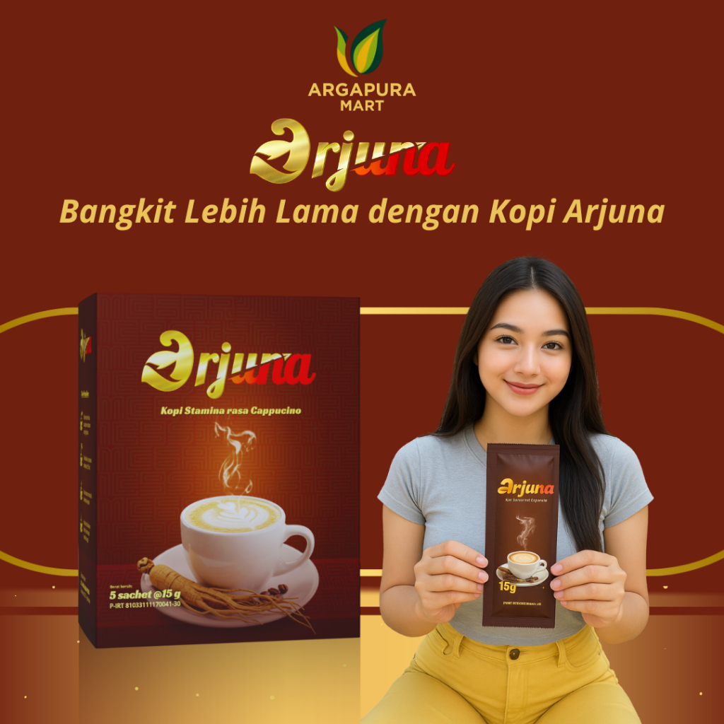 

Arjuna Kopi Herbal Untuk Penambah Stamiana Pria Original BPOM Termurah ( 1 Sachet )
