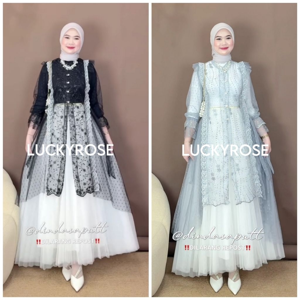 Zatura Outer Tunik Brukat Cardigan Brokat Lengan Panjang Kebaya Tunik atasan outher brukat Outer Bro