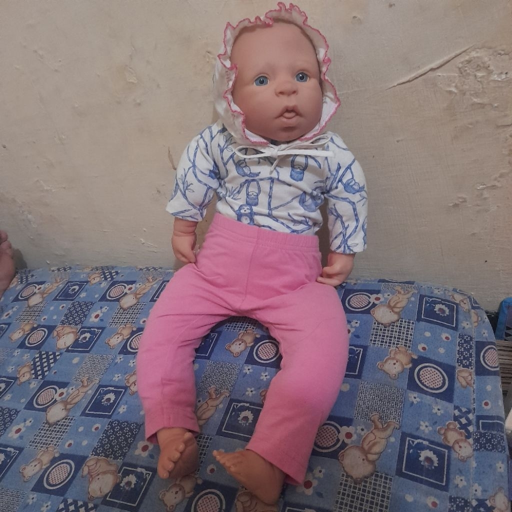 boneka bayi vintage karakter DS lucu bekas