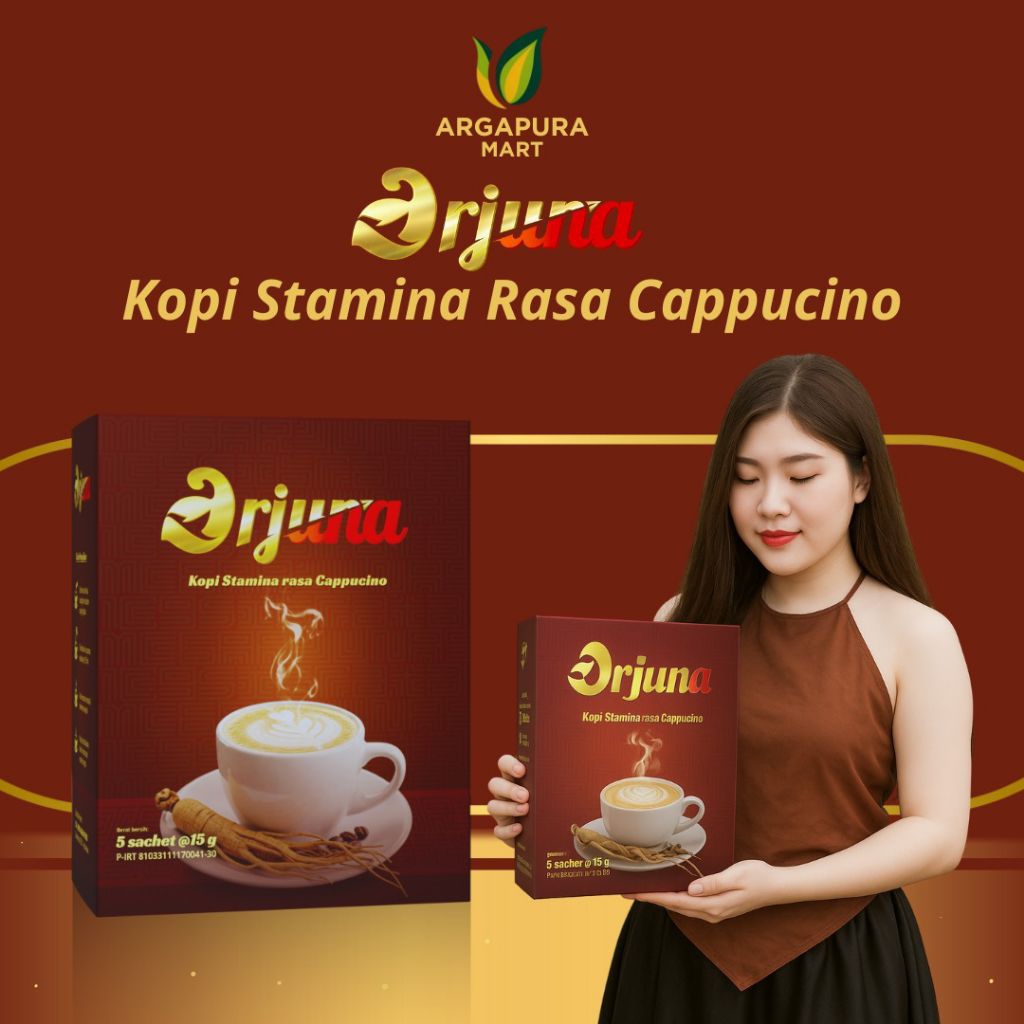 

Arjuna Kopi Kuat Instan Penambah Stamina Original BPOM ( 1 Box Isi 5 Sachet )