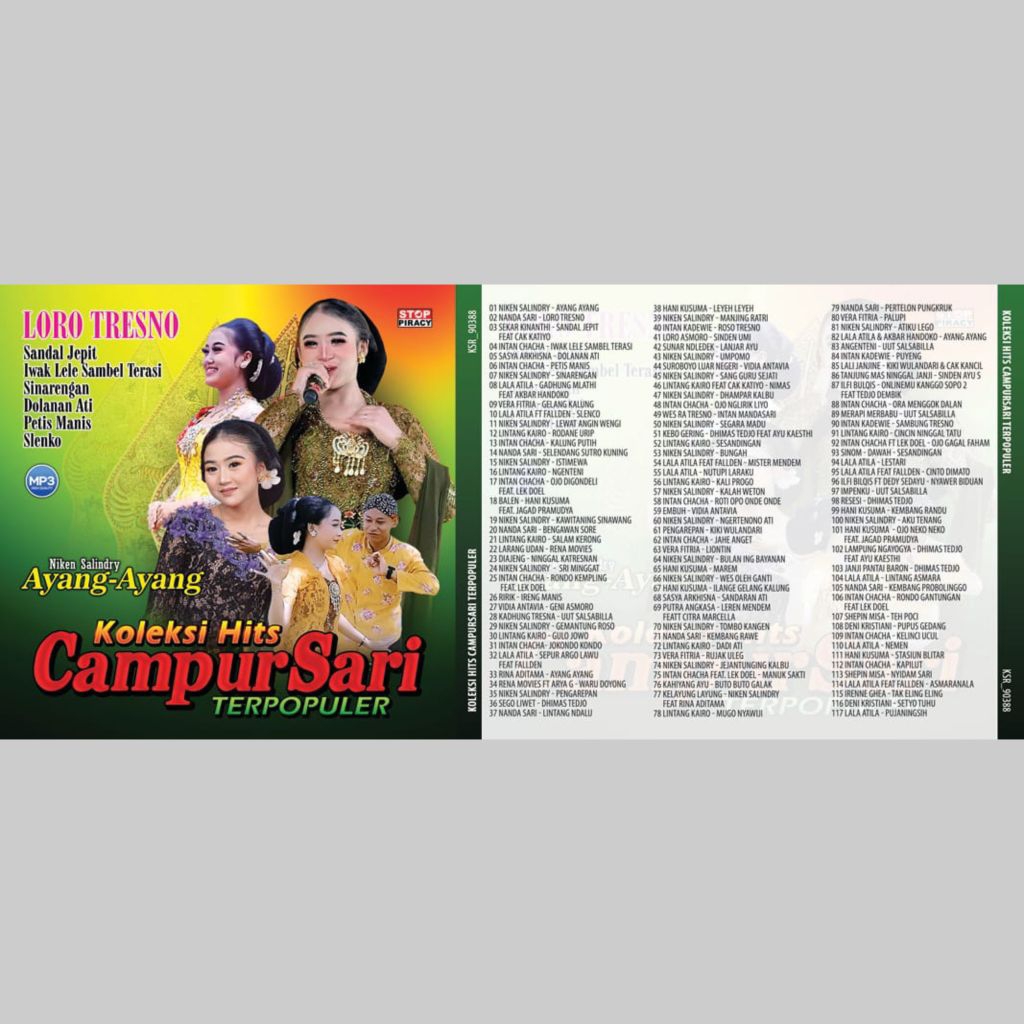 Kaset Mp3 Audio Lagu Koleksi Campursari Niken Salindry Ayang Ayang 2025