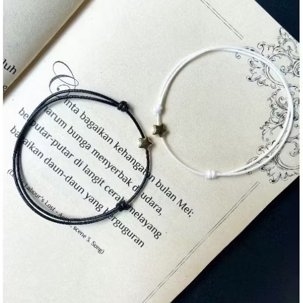 [GELANG COUPLE] /gelang manik bintang//gelang bintang couple