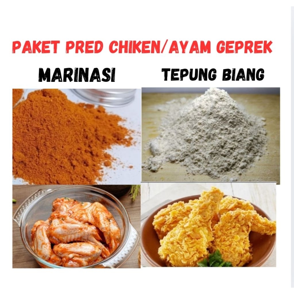 

100 gram paket Freed chiken/ geprek original kriuk crispy Termurah terlaris mantul