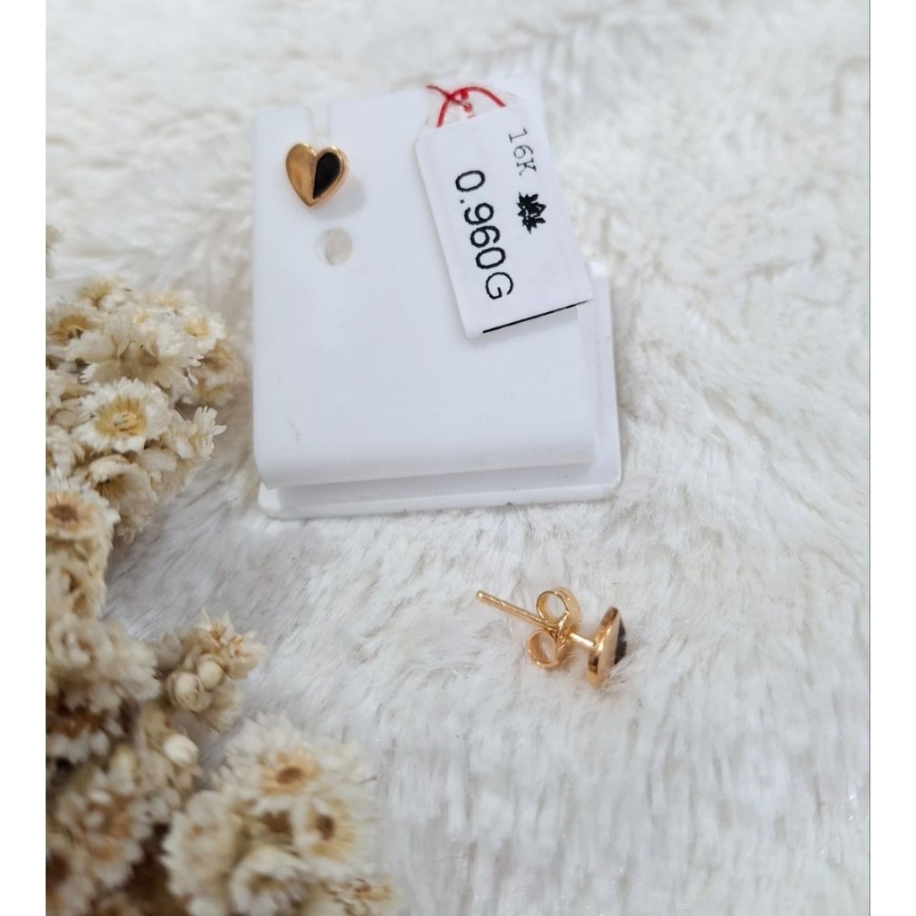 Anting emas 70 hati kilap