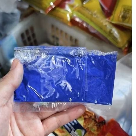 

Blau bubuk cuci pakaian / belau pemutih pakaian kemasan kecil