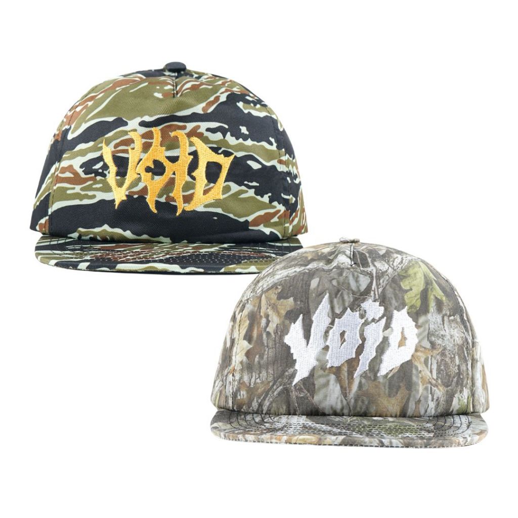 VOID | Unstructured Hat Camo - Topi Snapback Bordir