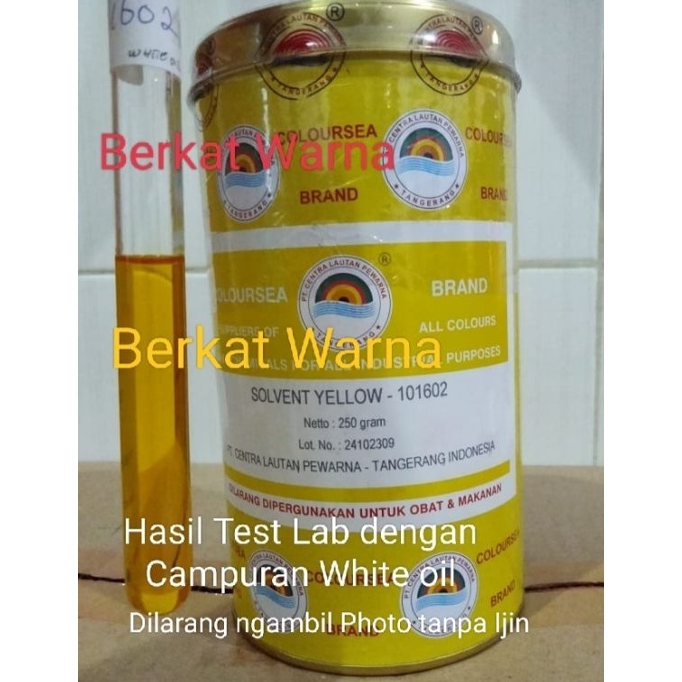 

KODE Y86T Pewarna Minyak Solvent Yellow 1162 Coloursea Powder