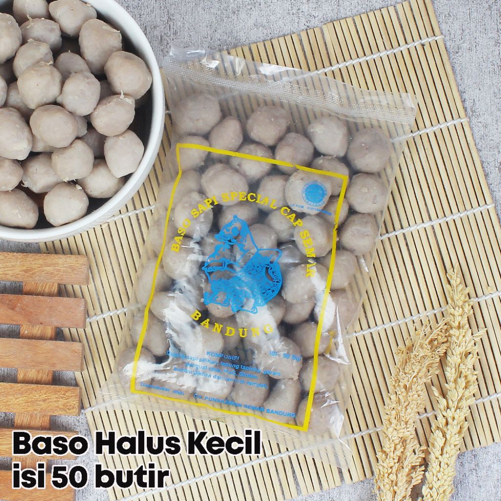 

bakso semar kecil isi 50 bakso mutiara murah enak harga terjangakau uc