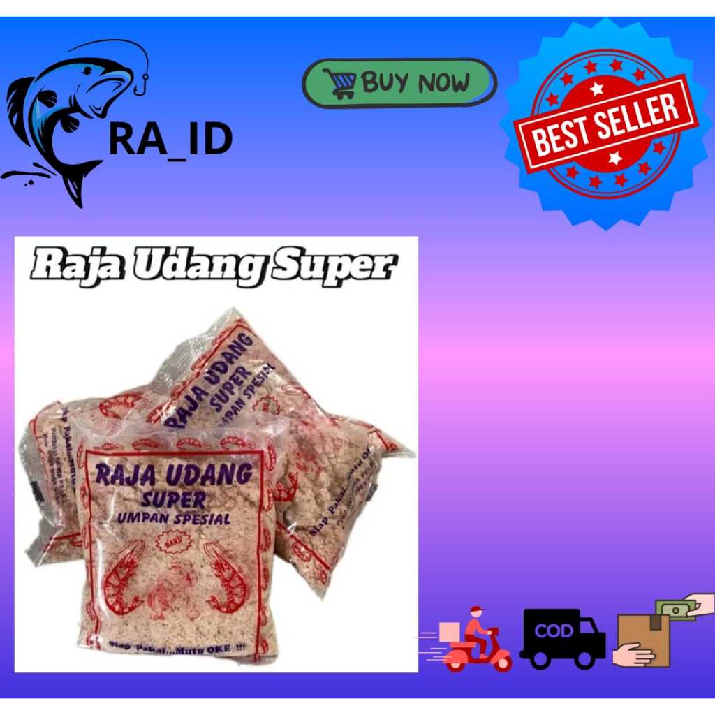 Raja Udang Super Pelet - Umpan Pancing untuk ikan mas