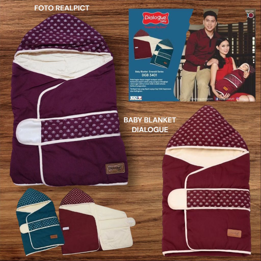 PRELOVED LIKE NEW DIALOGUE SELIMUT SLEEPING BAG BAYI NEWBORN