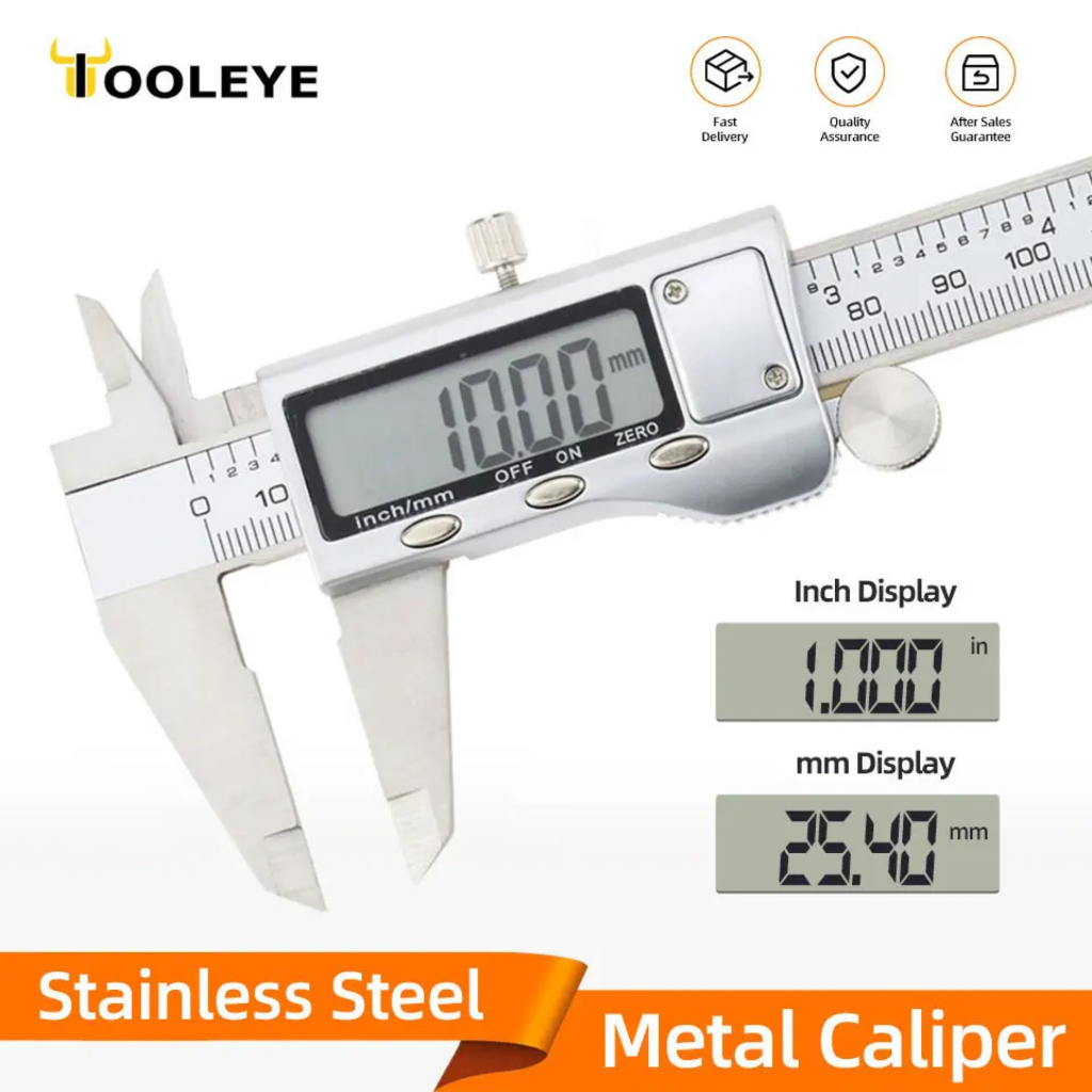Original Digital Caliper 300mm 12" Inch Jangka Sorong Stainless Steel Vernier 30 30cm 300 mm Sigmat