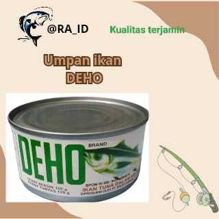 Deho Tuna in Oil - Umpan Ikan Deho Kemasan Kaleng 180gr / Deho Tuna Kaleng