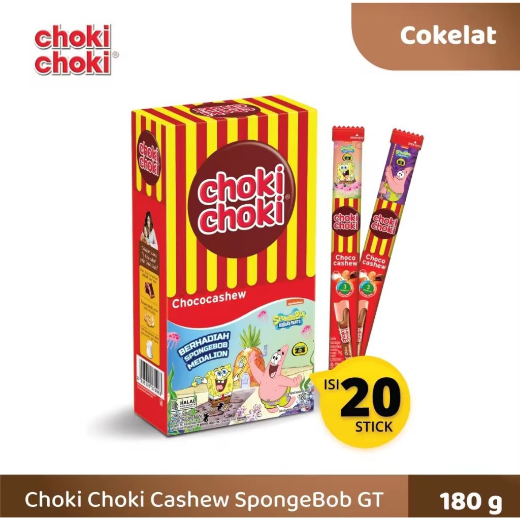 

Choki Choki ChocoCashew – Cokelat Kacang Mede Lezat | Snack Anak & Dewasa Favorit