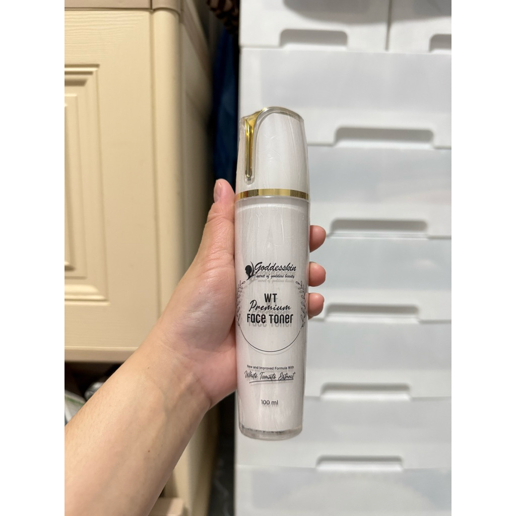 (PRELOVED NEW) GODDESSKIN WT Premium Face Toner 100mL White Tomato Extract