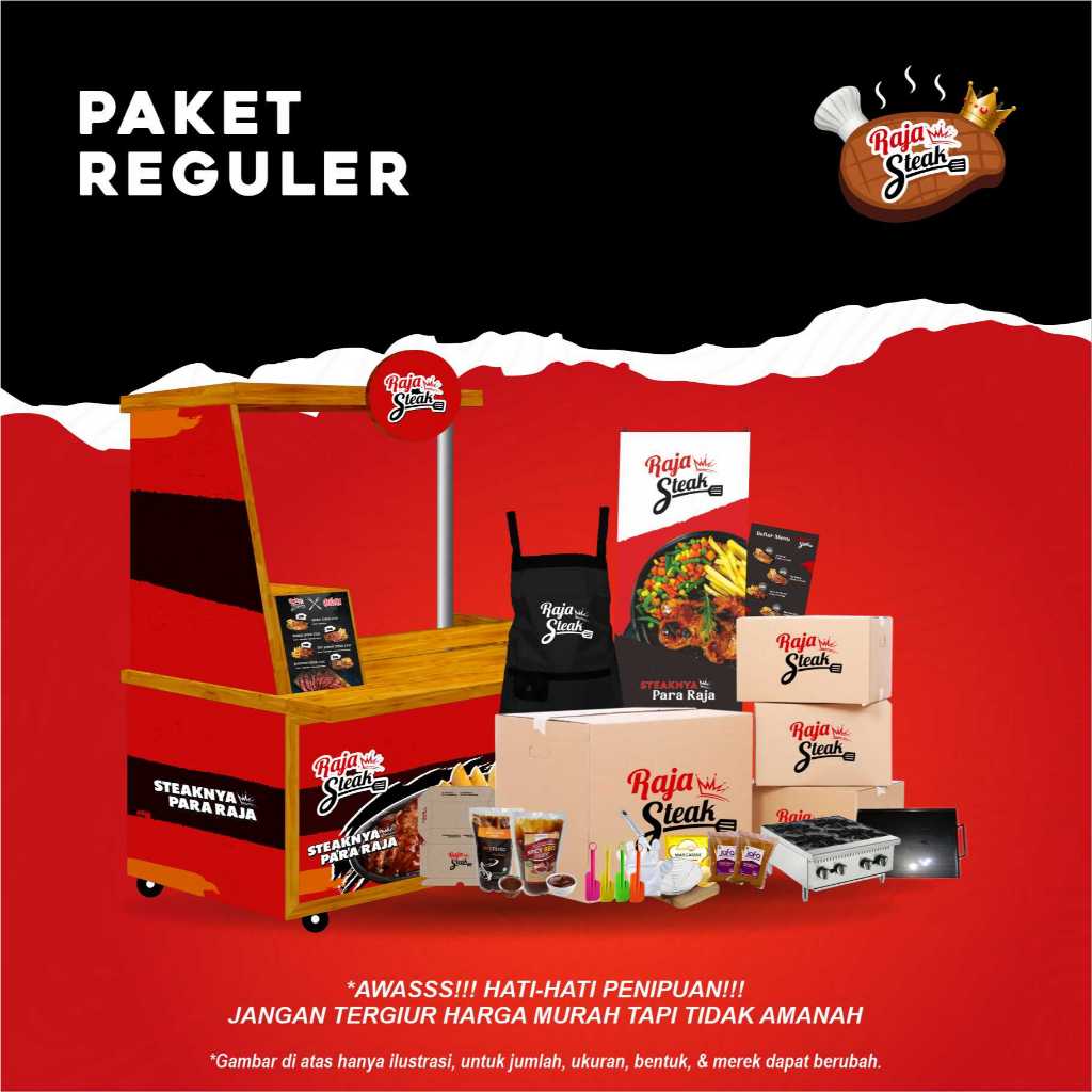

Paket Usaha Steak Ayam Kekinian - Paket Reguler