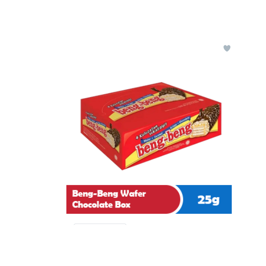 

BENG-BENG WAFER CHOCOLATE BOX 17x22g