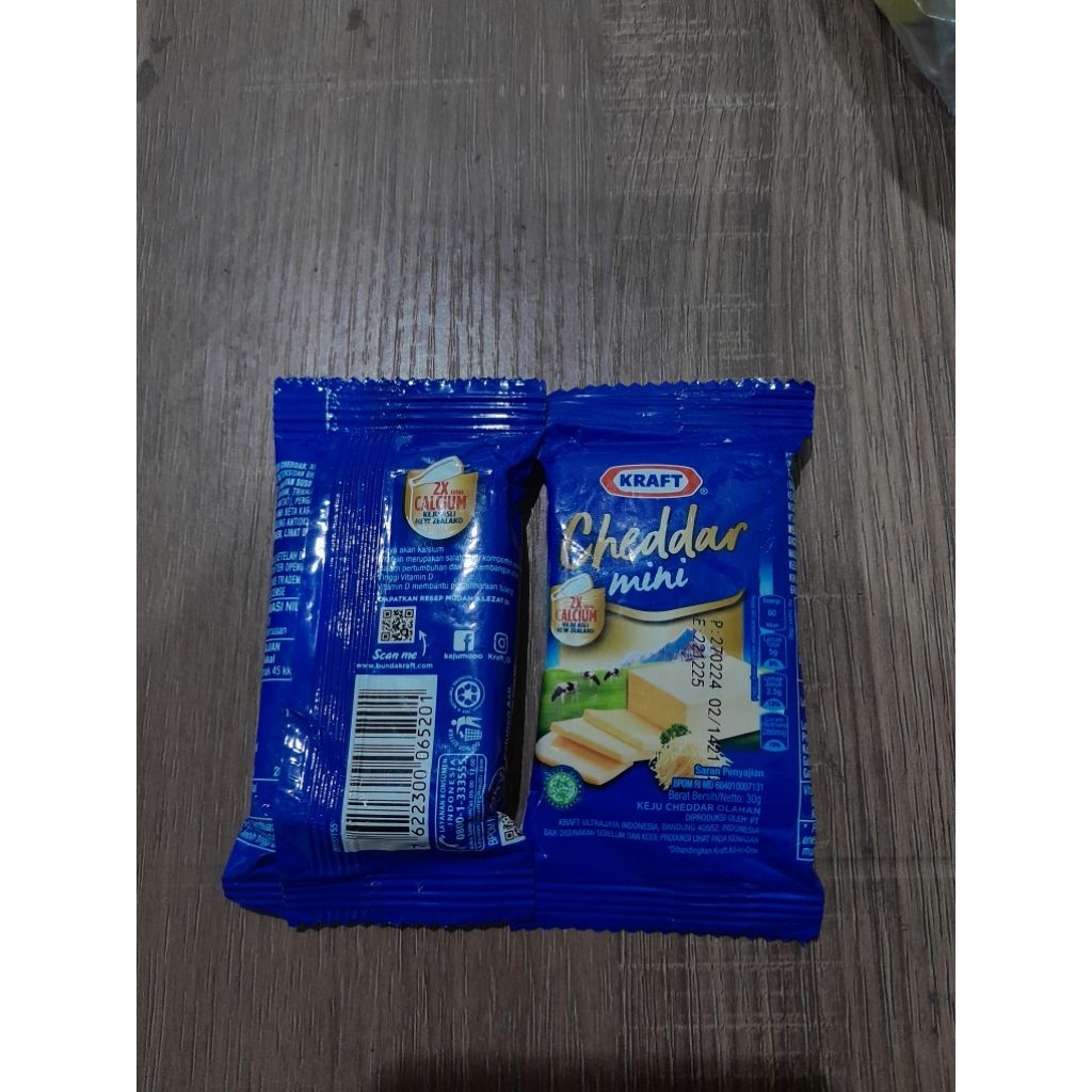 

Keju kraft cheddar mini obral
