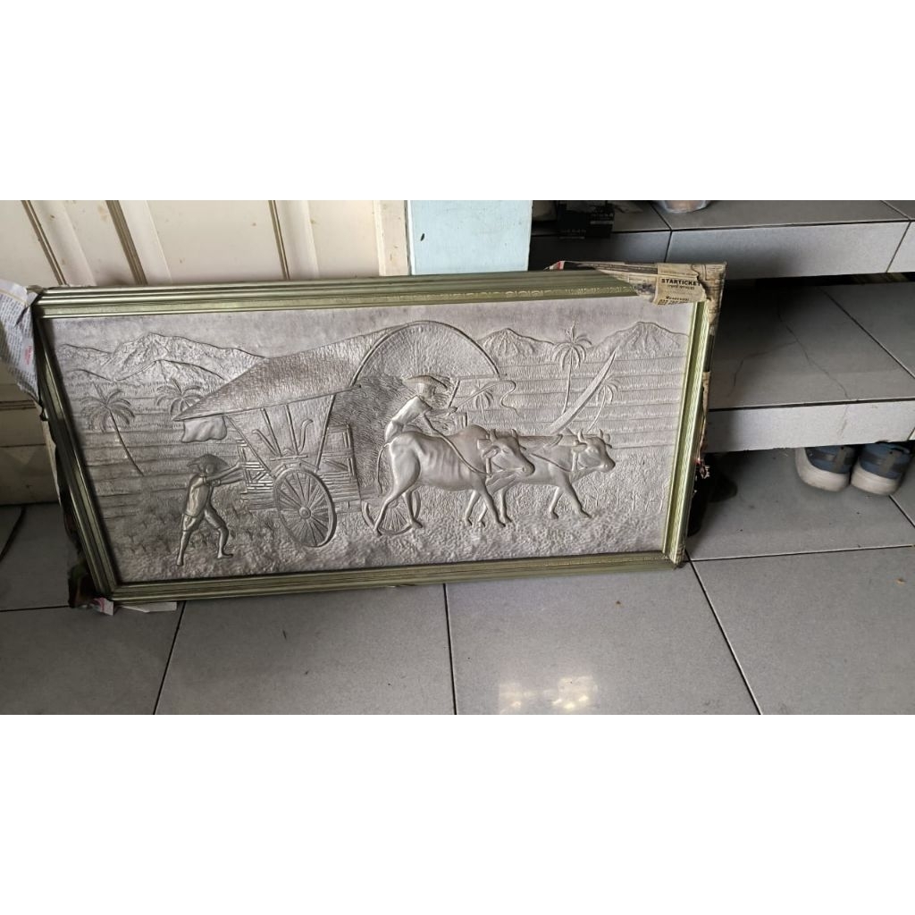 Lukisan Petani dan Kerbau