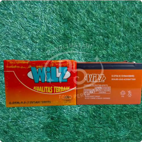 BATTERAY aki accu 12VOLT 8AMPER dan 9AMPER wilz SPRAYER /TENGKI ELEKTRIK,AKI MOTOR/SEPEDA LISTRIK