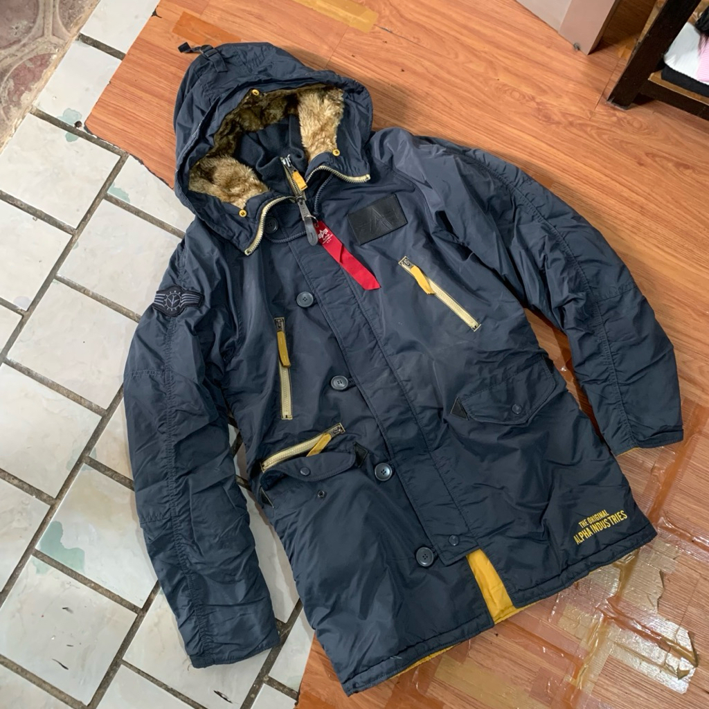 JACKET TEBAL/BULANG/OUTDOOR ALPHAINDUSTRIE ORIGINAL (AA)