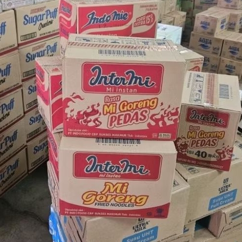 

CTN 40S- MIE GORENG INTERMI ORIGINAL - INTERMIE PEDAS ISI 40PCS / INSTANT NOODLE GORENG