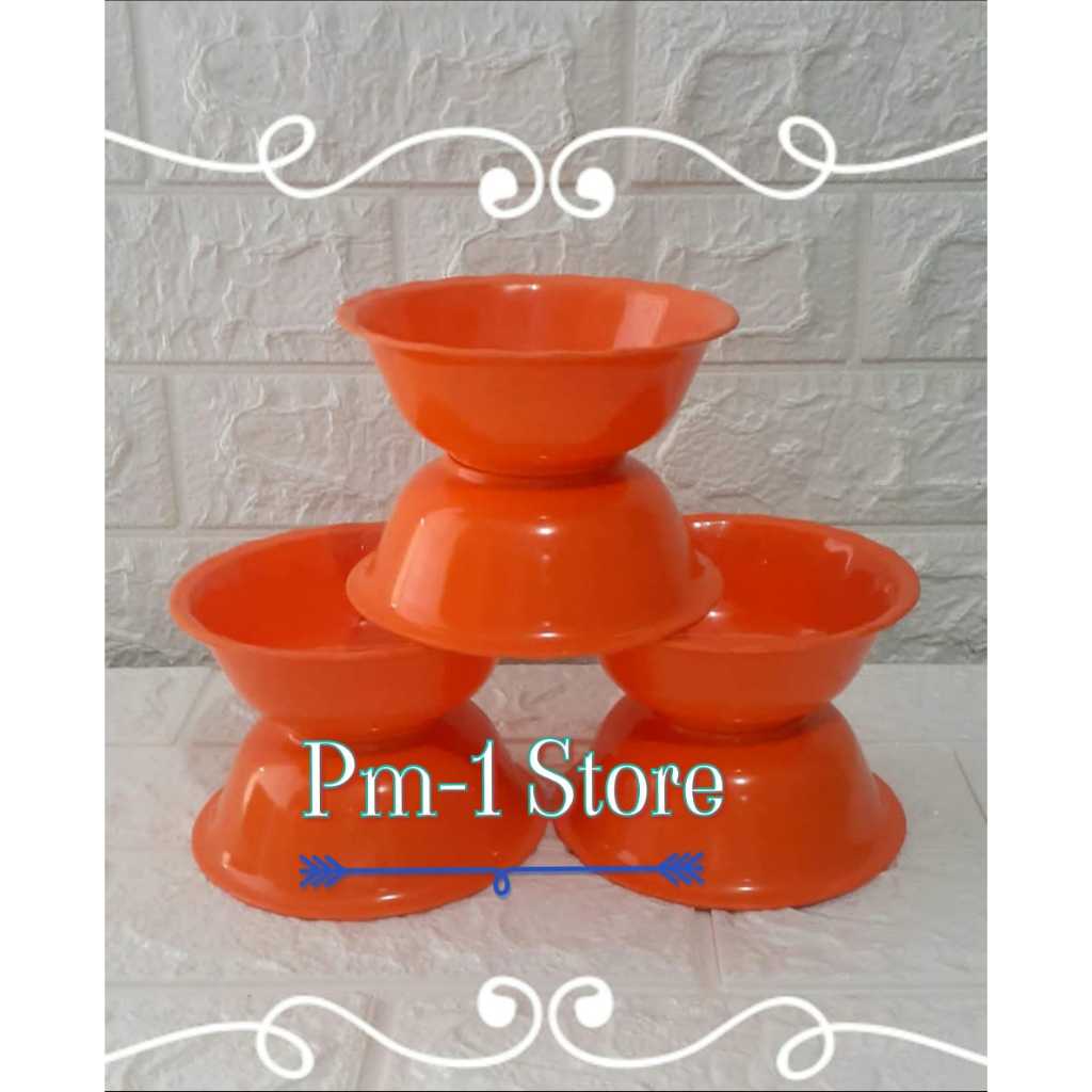 6 PCS  / 3PCS  MANGKOK SOTO MELAMIN - KOBOKAN - MANGKUK KECIL MELAMIN WARNA POLOS