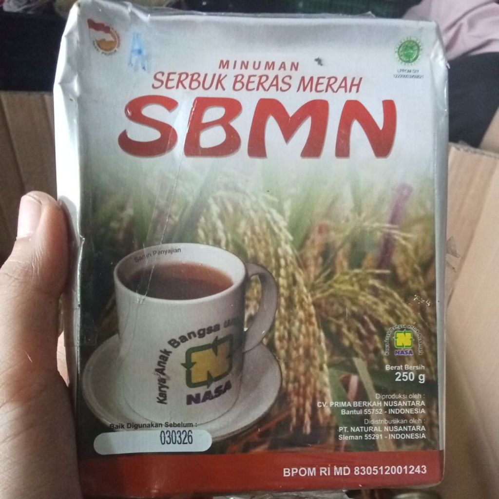 

Minuman serbuk beras merah