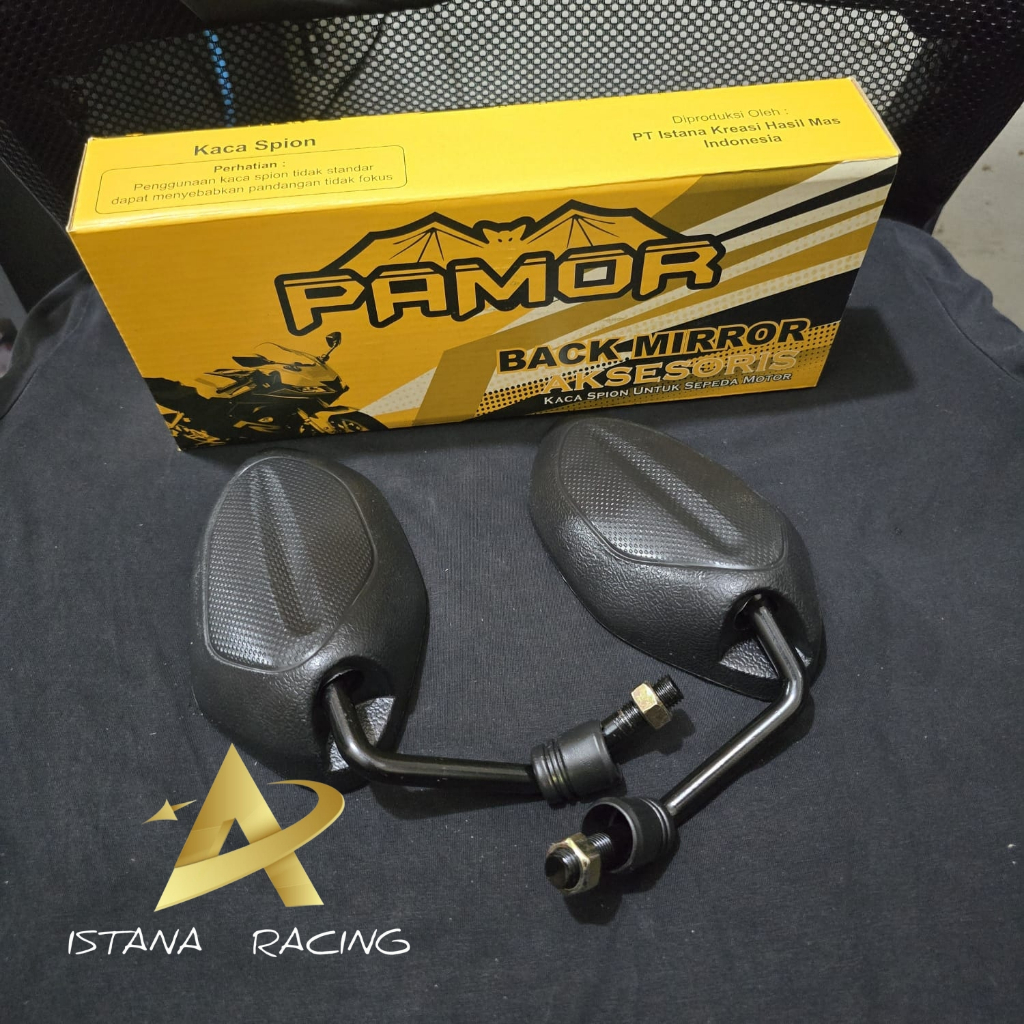 SPION BEAT X1 KACA SPION ASSY BEAT TANGKAI NEW MODEL TANGKAI PENDEK UNTUK MOTOR HONDA  BEAT SCOOPY G