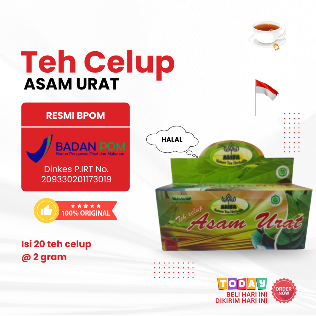 

Teh Celup Herbal Obat Herbal Menyembuhkan Asam Urat Nyeri Sendi Original Sudah Bpom