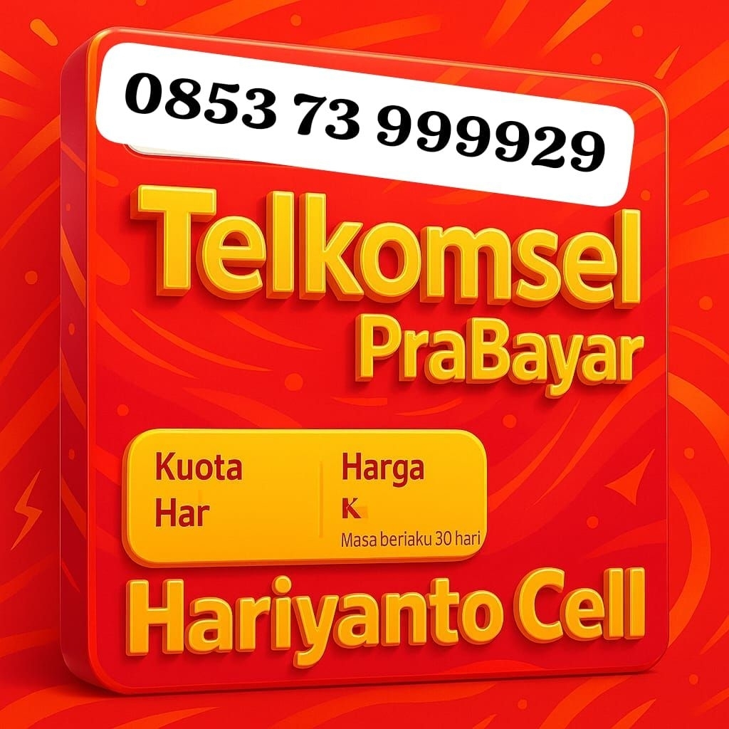 NOMOR CANTIK TELKOMSEL 0853 73 999929