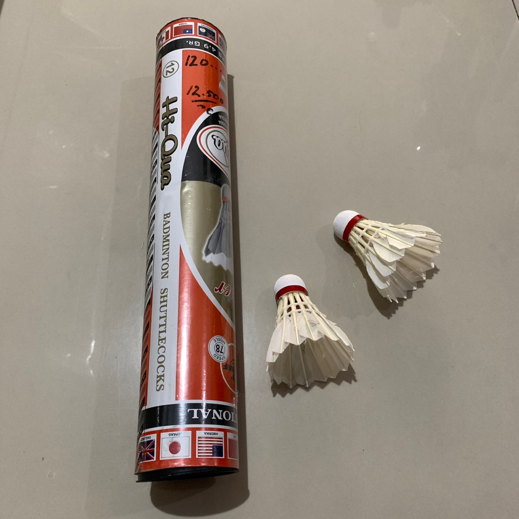 Shuttlecocks Badminton / Kok Badminton Hi-Qua Oren Per Pcs