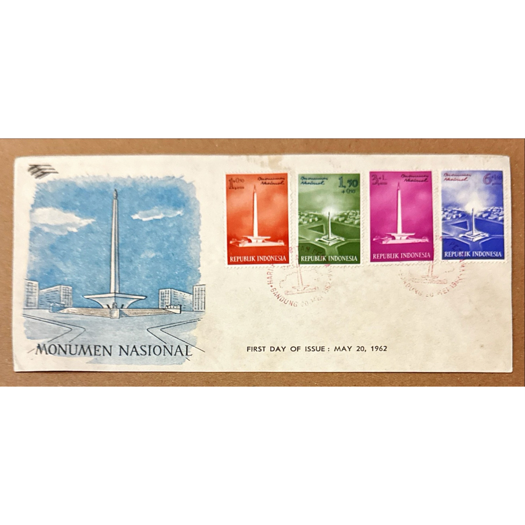 

PRANGKO INDONESIA 1962 SHP MONUMEN NASIONAL (MONAS) MINT.