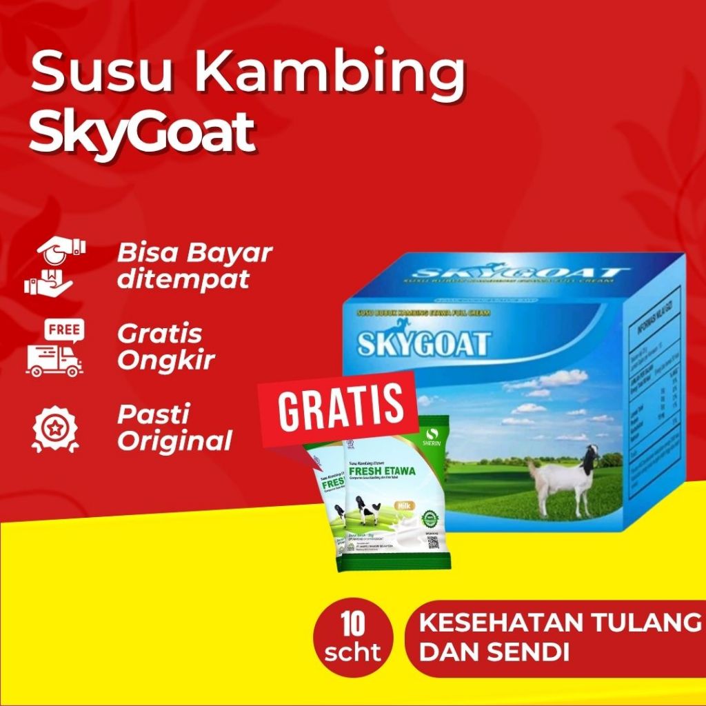 

SKYGOAT - Susu Kambing Etawa | Gratis 2 sachet susu FreshEtawa