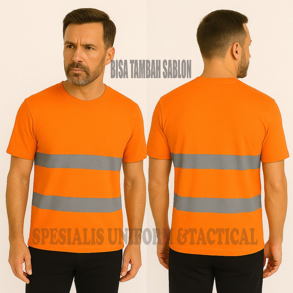 Kaos Safety / Tshirt Safety / Kaos Safety Polos / Kaos Proyek