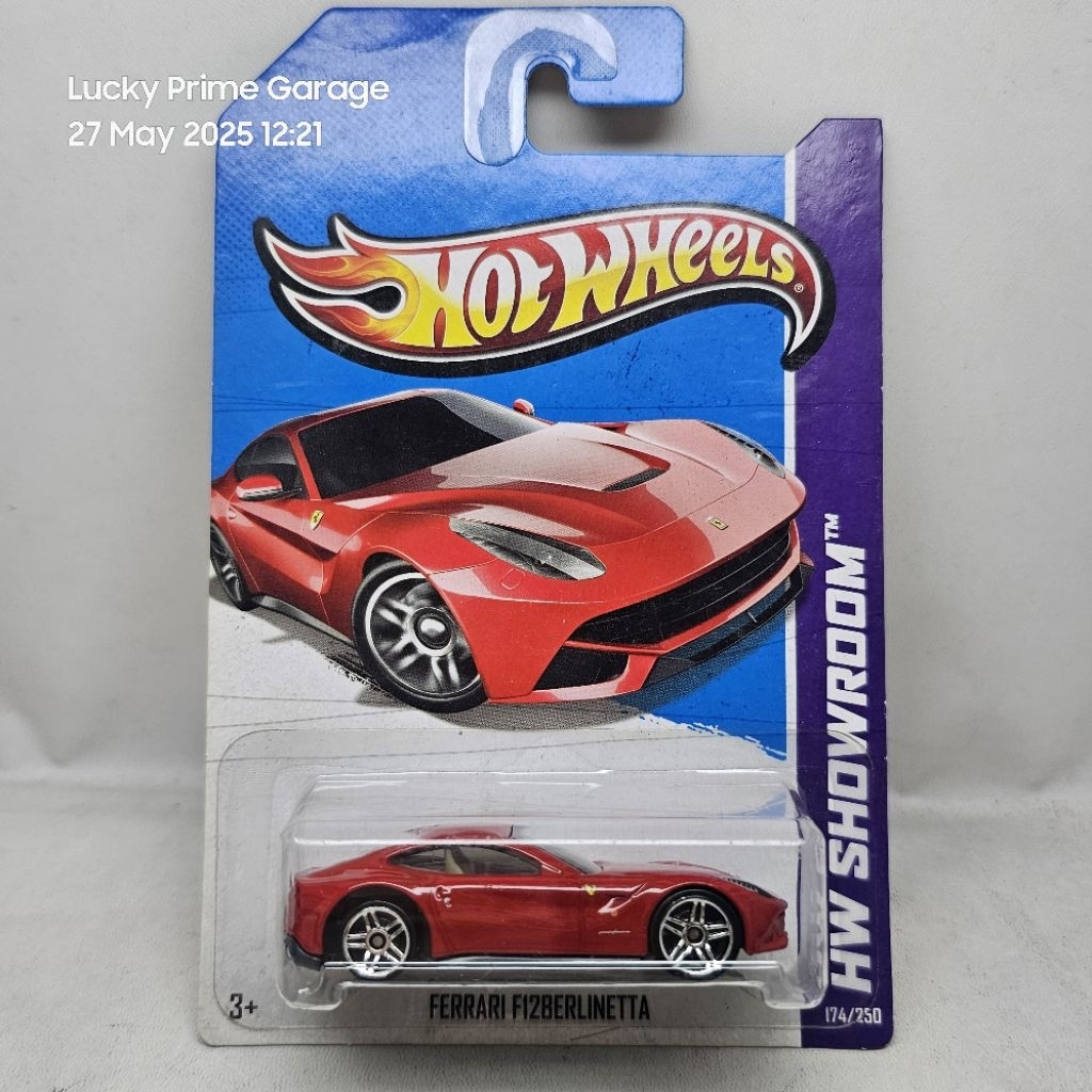 Hot wheels unik / hw error ferrari F12 berlinetta error velg depan dan belakang ketukar