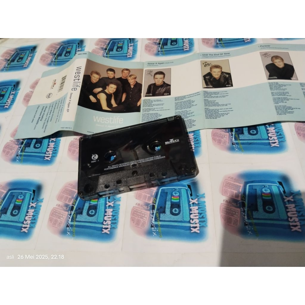 kaset pita westlife / swear it again EP